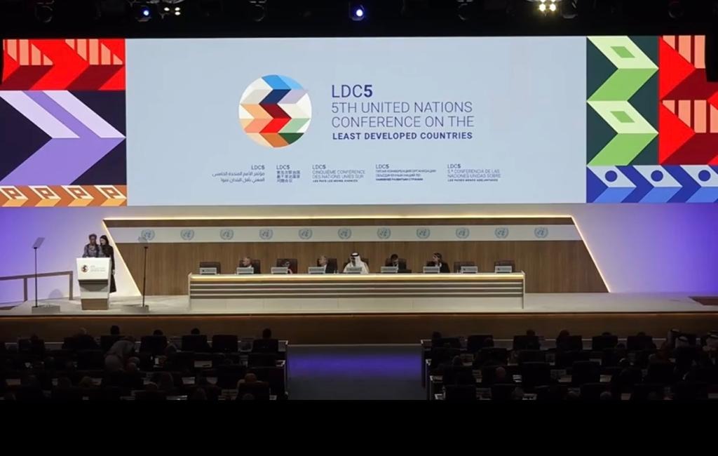( Doing ) participated in The Fifth United Nations Conference on the Least Developed Countries (LDC5)